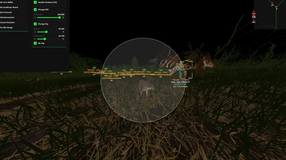 The Isle Bite Assist for Official: Smooth Presets That Stick — The Isle cheat gameplay screenshot